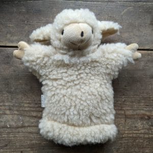 Handpuppe Schaf vorn