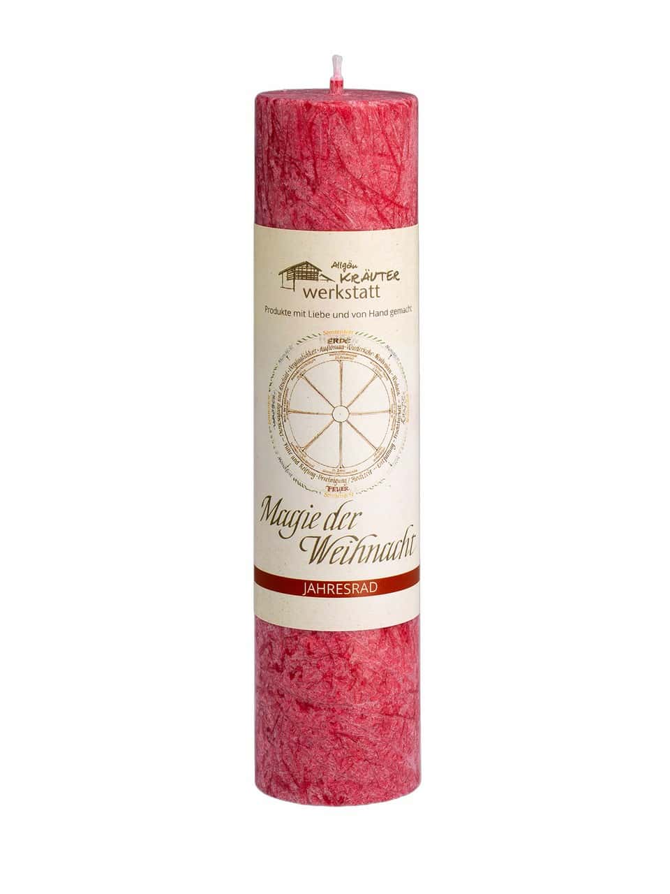 Allgäuer Heilkräuterkerze Jahresrad Magie der Weihnacht Allgäuer Heilkräuterkerze Jahresrad Magie der Weihnacht