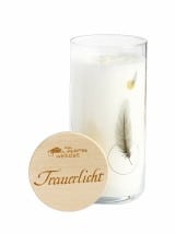 Allgäuer Heilkräuterkerze Trauerlicht Feder