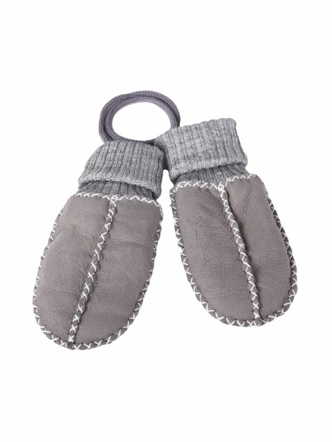 Babyhandschuhe grau Babyhandschuhe grau