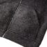 Kapuzenjacke Anthrazit aus Wolle Tasche und Reißverschluss