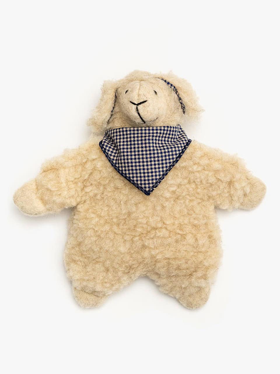 Kuschellämmchen Fred mit Kirschkernkissen aus unserer Wolle Kuschellämmchen Fred mit Kirschkernkissen aus unserer Wolle