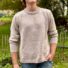 Leichter Pullover aus Merinowolle Natur