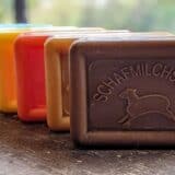 Ovis Schafmilchseife eckig verschiedene Sorten