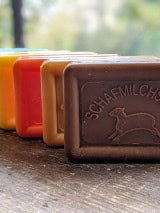 Ovis Schafmilchseife eckig verschiedene Sorten