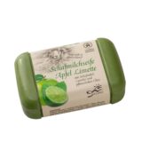 Saling Schafmilchseife eckig mit Lanolin Apfel Limette