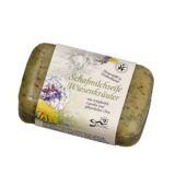 Saling Schafmilchseife eckig mit Lanolin Wiesenkräuter