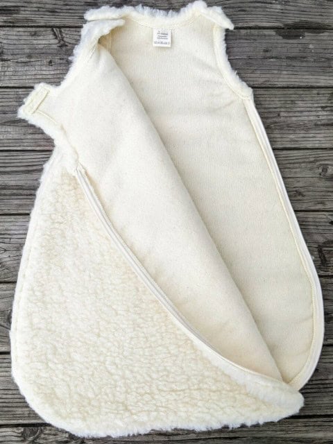 Babyschlafsack Bambini aus Wolle Innenseite Babyschlafsack Bambini aus Wolle Innenseite