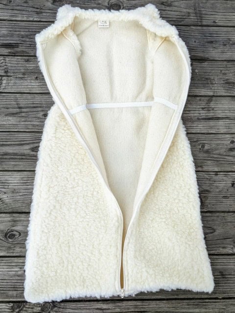 Babyschlafsack Wolli aus Wolle Babyschlafsack Wolli aus Wolle