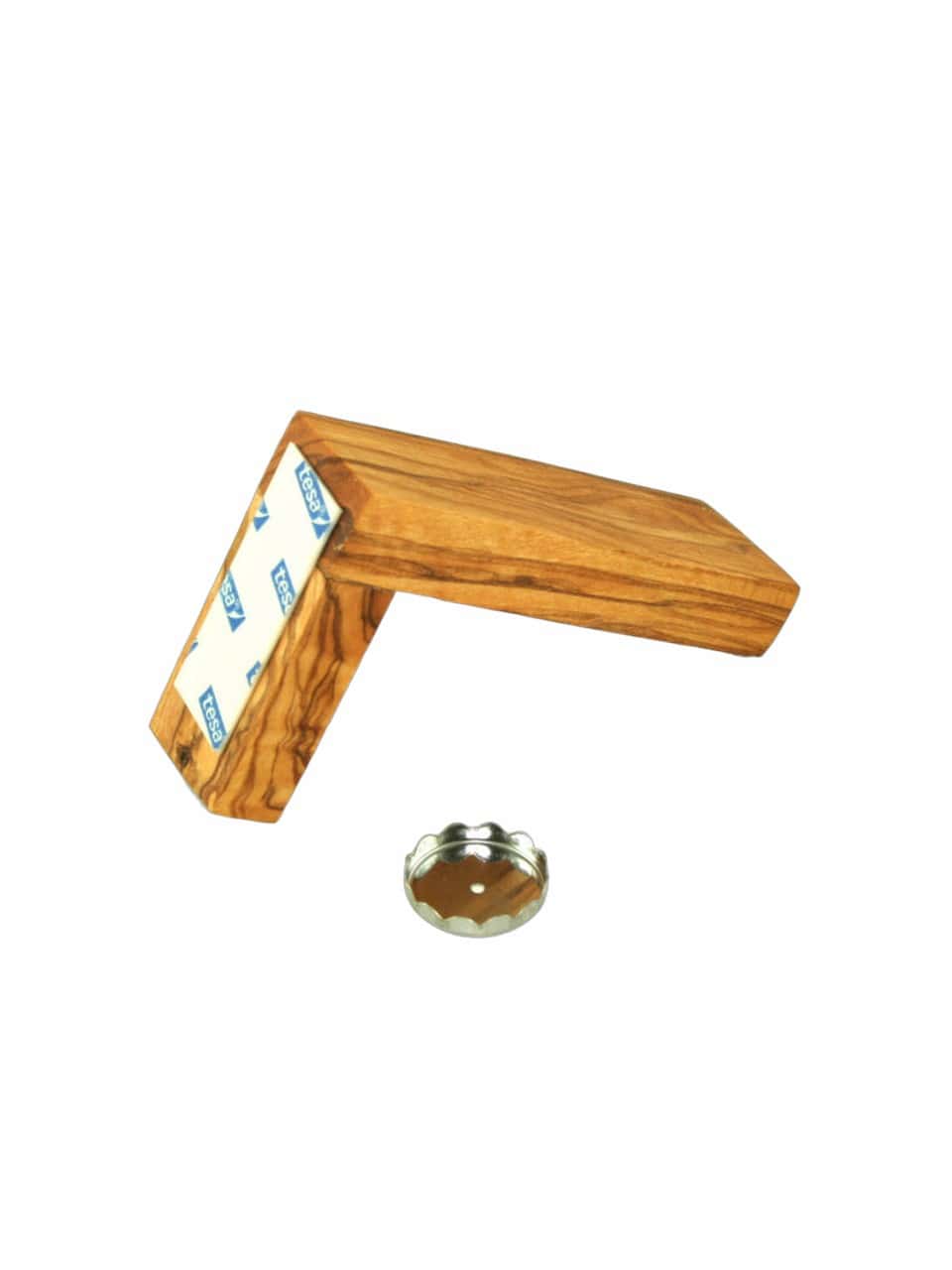 Seifenhalter mit Magnet aus Olivenholz Seifenhalter mit Magnet aus Olivenholz