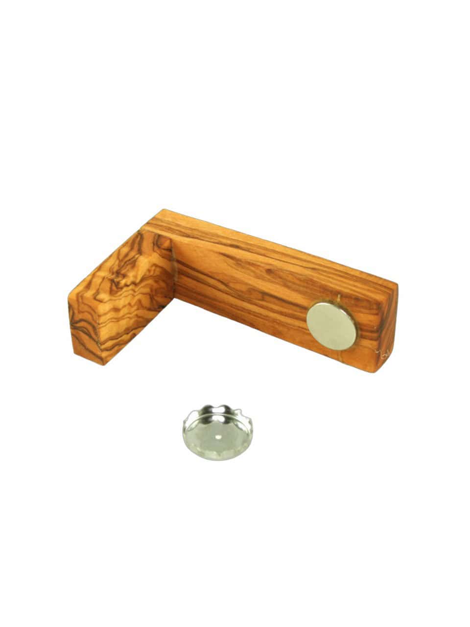 Seifenhalter mit Magnet aus Olivenholz Seifenhalter mit Magnet aus Olivenholz