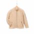 Stehkragenjacke Natur aus Wolle