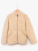 Teddyjacke aus Wollflor von Vorne