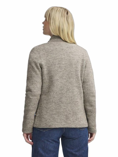 Wolljacke mit Stehkragen Ivanhoe Damen beige Wolljacke mit Stehkragen Ivanhoe Damen beige