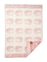 Babydecke Hedgehog von Klippan altrosa