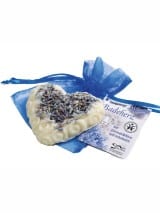 Badeherz Lavendel mit Schafmilch