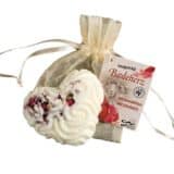 Badeherz Rose mit Schafmilch