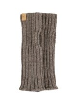 Handstulpen aus Wolle Ivanhoe hellbraun