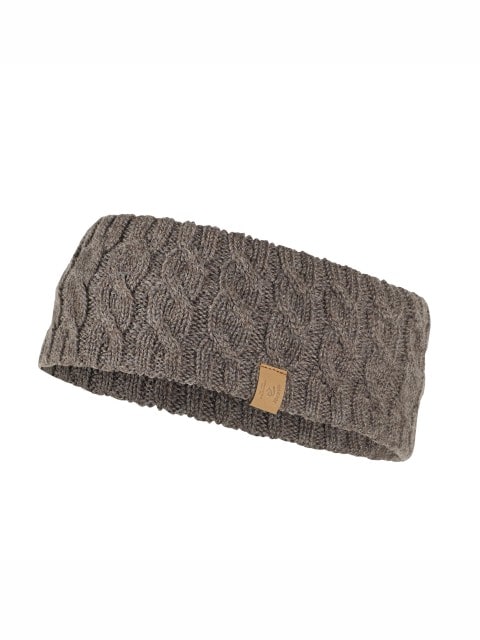 Stirnband aus Wolle Ivanhoe hellbraun Stirnband aus Wolle Ivanhoe hellbraun
