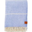 Wolldecke frank von Klippan hellblau
