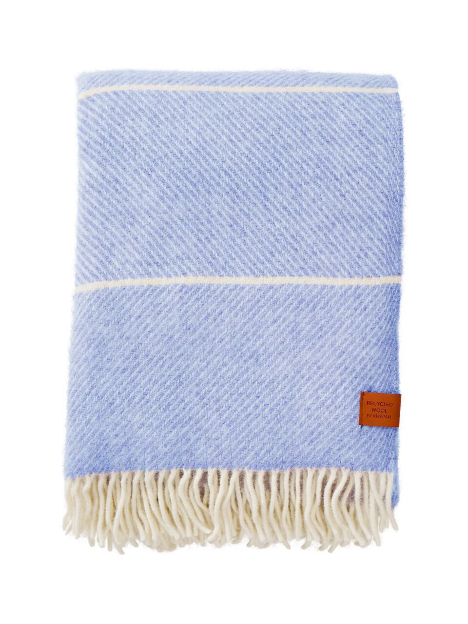 Wolldecke frank von Klippan hellblau Wolldecke frank von Klippan hellblau