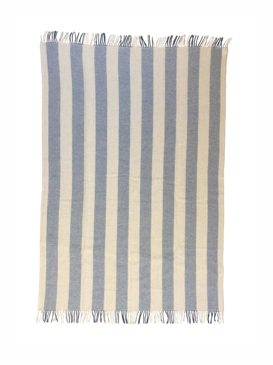 Wolldecke Gotland vertical stripe von Klippan blau Wolldecke Gotland vertical stripe von Klippan blau