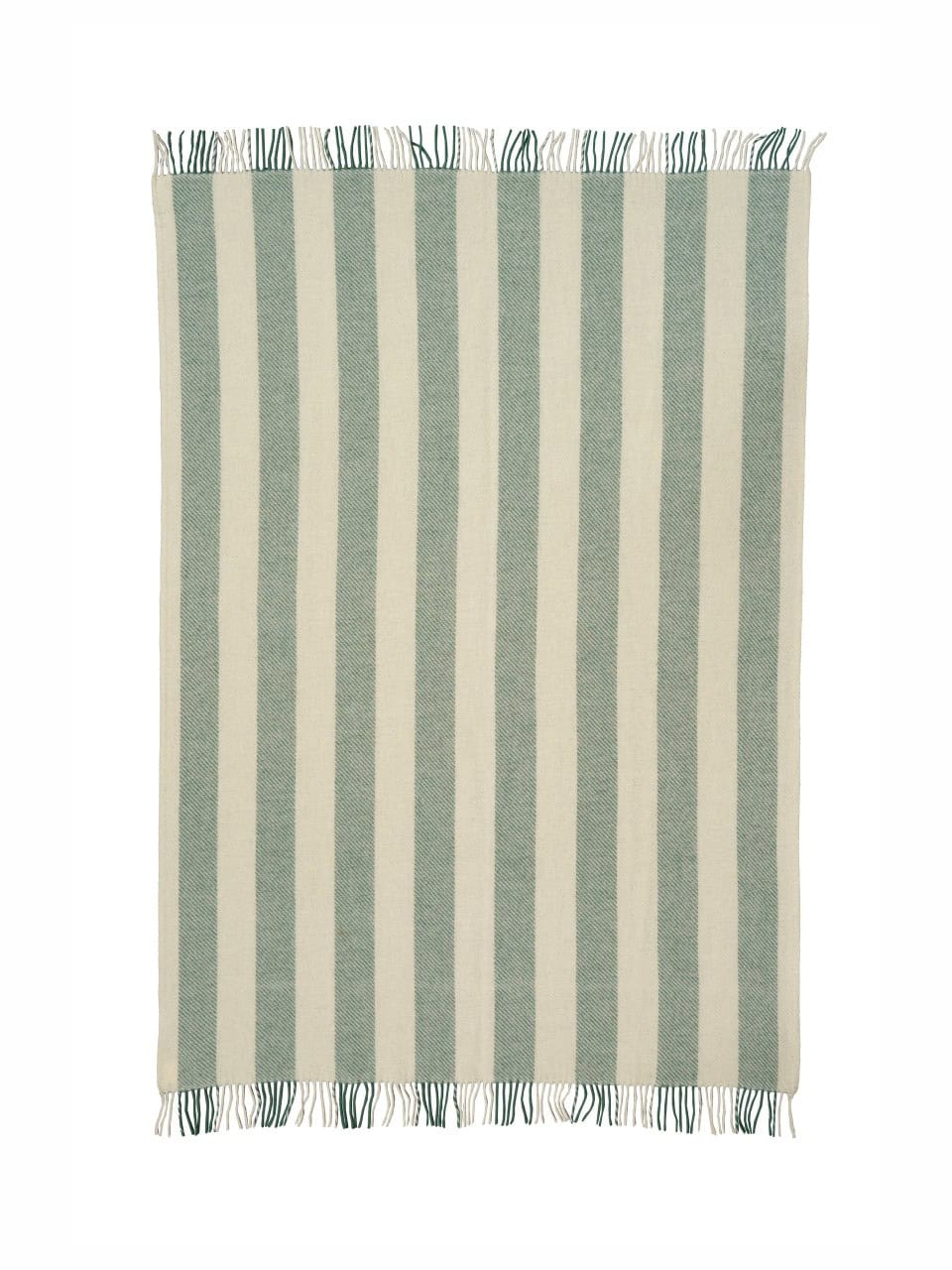 Wolldecke Gotland vertical stripe von Klippan grün Wolldecke Gotland vertical stripe von Klippan grün