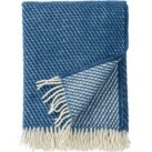 Wolldecke Velvet von Klippan blau