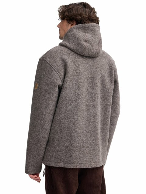 Wolljacke mit Kapuze Ivanhoe Herren hellbraun Wolljacke mit Kapuze Ivanhoe Herren hellbraun