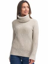 Wollpullover mit Rollkragen Ivanhoe Damen natur